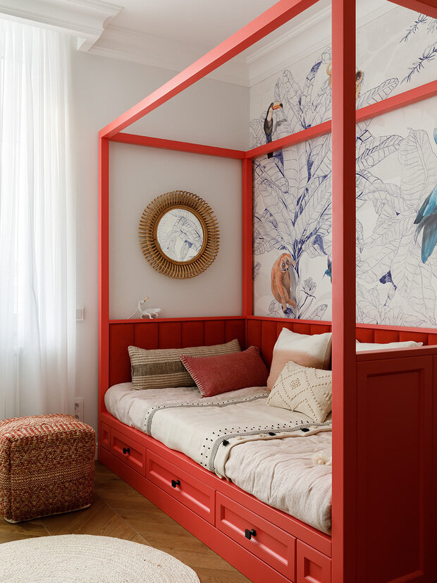 Фотография: Детская в стиле Современный, Эклектика, Квартира, Проект дня, Санкт-Петербург, 3 комнаты, Более 90 метров, Юлия Ермакова, Юлия Денскевич – фото на INMYROOM