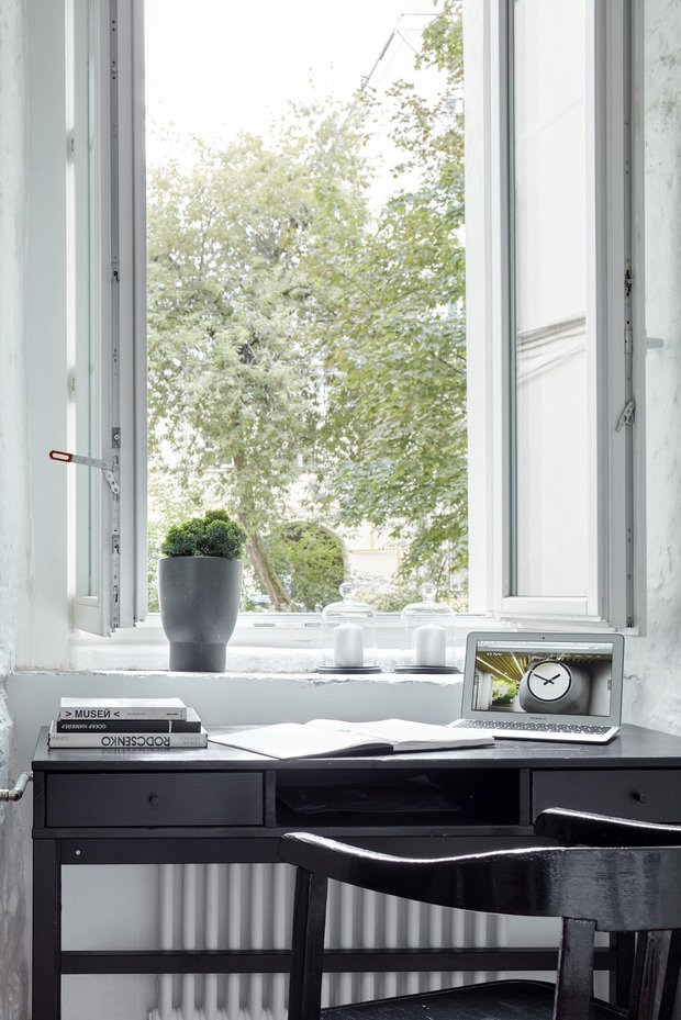 Фотография: Кабинет в стиле Минимализм, Квартира, Проект недели, Москва, Старый фонд, 3 комнаты, 60-90 метров, Арсений Борисенко, za bor – фото на INMYROOM