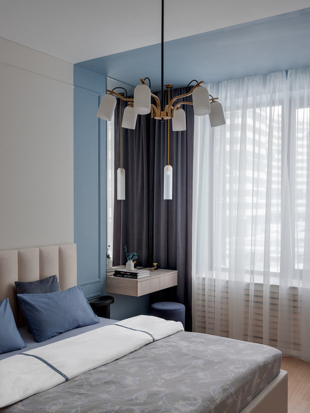 Фотография: Спальня в стиле Минимализм, Современный, Квартира, Проект недели, Москва, 1 комната, 40-60 метров, Светлана Пичугина – фото на INMYROOM