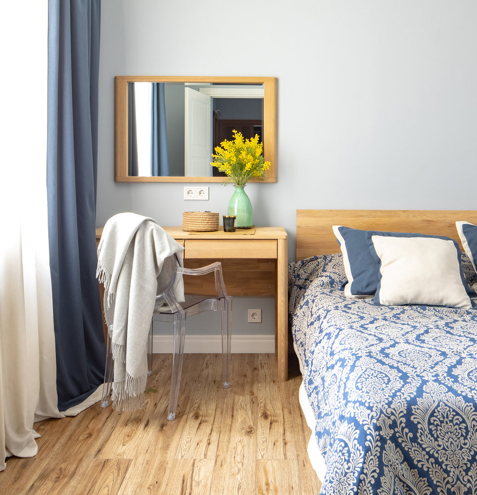 Фотография: Спальня в стиле Современный, Кухня и столовая, Ванная, Детская, Квартира, Проект недели, Голубой, 3 комнаты, ПРЕМИЯ INMYROOM – фото на INMYROOM Фотография: Спальня в стиле Современный, Кухня и столовая, Ванная, Детская, Квартира, Проект недели, Голубой, 3 комнаты, ПРЕМИЯ INMYROOM – фото на INMYROOM