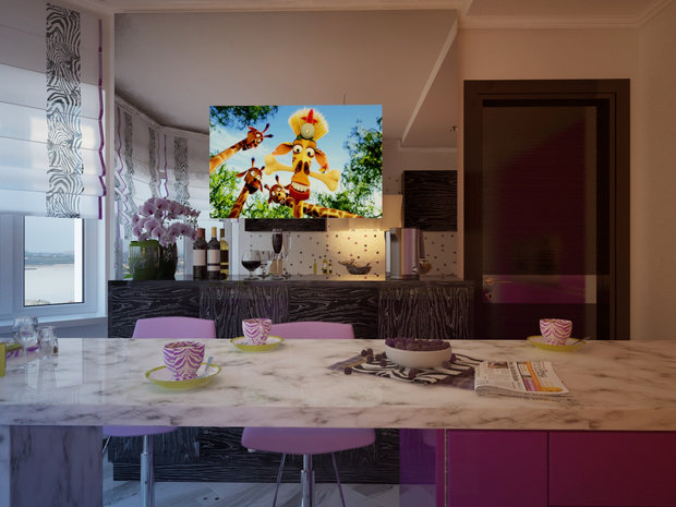 Фото из портфолио дизайн-проект квартиры в стиле хай-тэк – фотографии дизайна интерьеров на INMYROOM