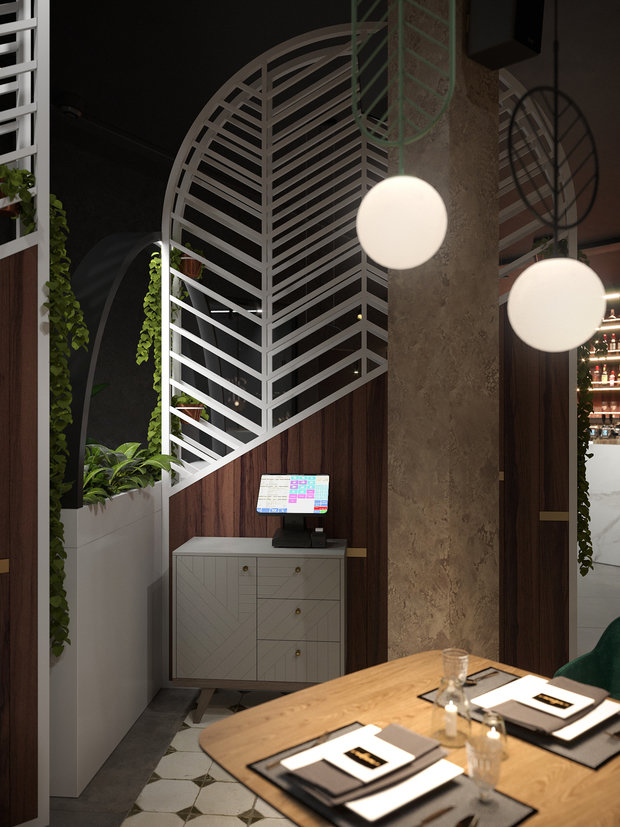 Фото из портфолио Кафе в Братске – фотографии дизайна интерьеров на INMYROOM