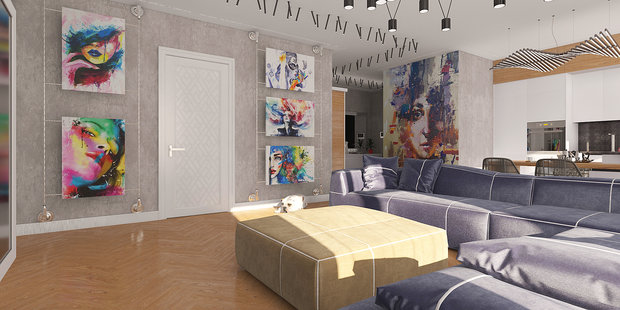 Фото из портфолио ART квартира – фотографии дизайна интерьеров на INMYROOM