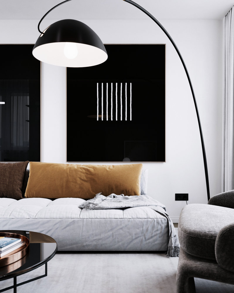 Фотография: Гостиная в стиле Современный, Квартира, Минимализм, Проект недели, Казахстан, 2 комнаты, 40-60 метров, Anova Interior Design – фото на INMYROOM Фотография: Гостиная в стиле Современный, Квартира, Минимализм, Проект недели, Казахстан, 2 комнаты, 40-60 метров, Anova Interior Design – фото на INMYROOM