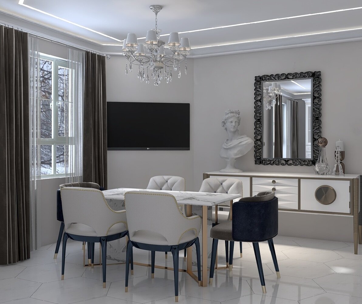 Фото из портфолио Современная классика для любителей роскоши – фотографии дизайна интерьеров на INMYROOM Фото из портфолио Современная классика для любителей роскоши – фотографии дизайна интерьеров на INMYROOM