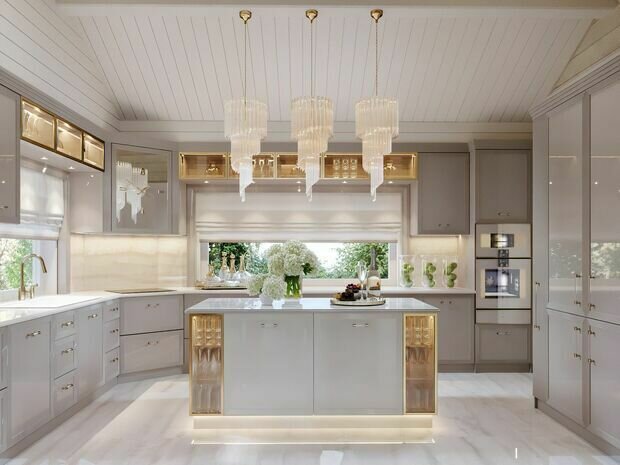 Фото из портфолио Дом 281,5 м² в КП Руза Фэмили: светлый интерьер для светлой семьи – фотографии дизайна интерьеров на INMYROOM