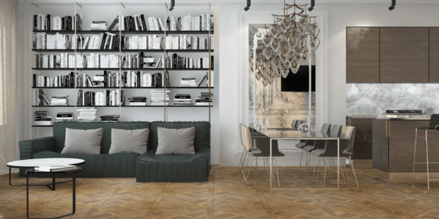 Фото из портфолио Классика для молодой девушки – фотографии дизайна интерьеров на INMYROOM