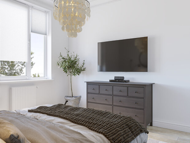 Фотография: Спальня в стиле Скандинавский, Современный, Квартира, Проект недели, Москва, 3 комнаты, Более 90 метров, Наталия Васильева – фото на INMYROOM