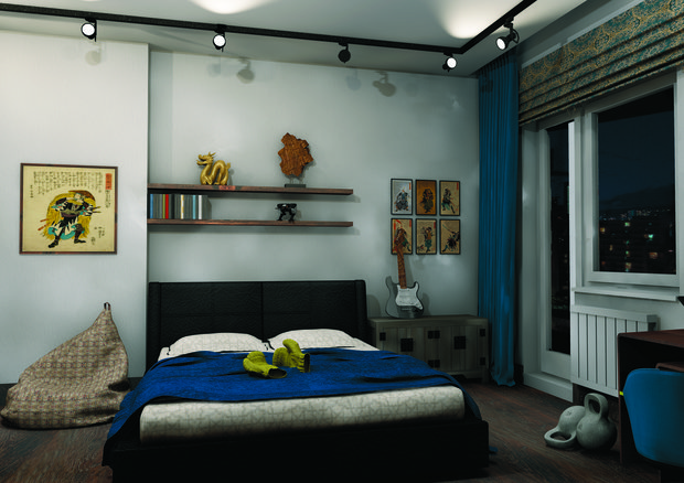 Фото из портфолио Квартира с этническими мотивами – фотографии дизайна интерьеров на INMYROOM