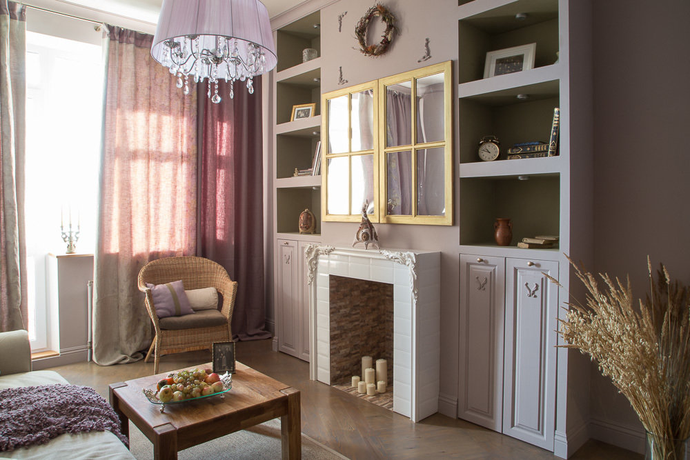 Фотография: Гостиная в стиле Прованс и Кантри, Эклектика, Классический, Квартира, Проект недели – фото на INMYROOM Фотография: Гостиная в стиле Прованс и Кантри, Эклектика, Классический, Квартира, Проект недели – фото на INMYROOM