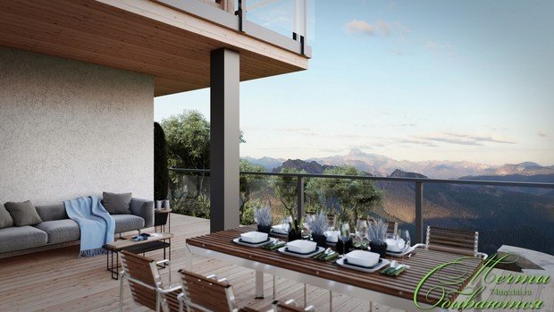 Фото из портфолио Комплекс в Хосте – фотографии дизайна интерьеров на INMYROOM