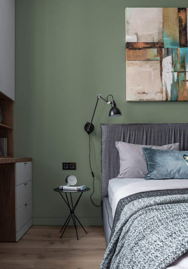 Фото из портфолио Современная квартира с нотками эко-мотивов – фотографии дизайна интерьеров на INMYROOM