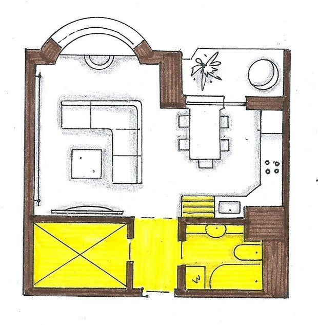 Фото из портфолио Мои перепланировки – фотографии дизайна интерьеров на INMYROOM