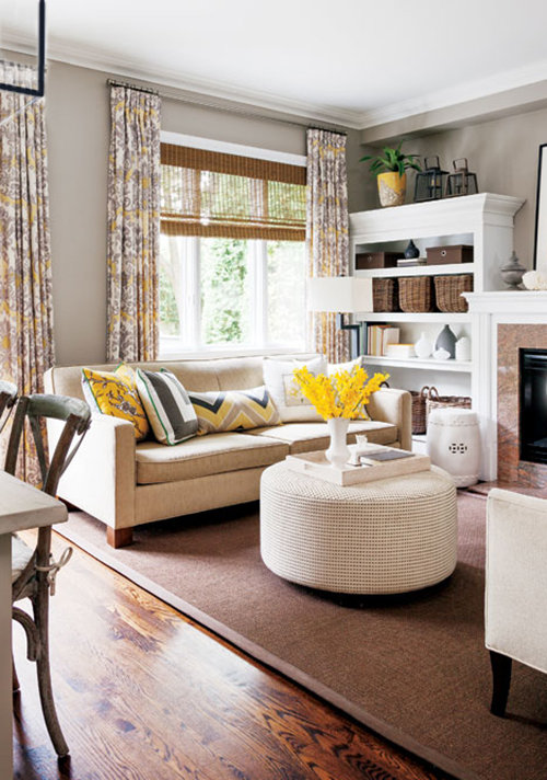 Фотография: Гостиная в стиле Классический, Современный, Декор интерьера, Дом, Цвет в интерьере, Дома и квартиры, Желтый – фото на INMYROOM Фотография: Гостиная в стиле Классический, Современный, Декор интерьера, Дом, Цвет в интерьере, Дома и квартиры, Желтый – фото на INMYROOM