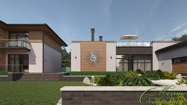 Фото из портфолио Проект фасадов индивидуального жилого дома – фотографии дизайна интерьеров на INMYROOM