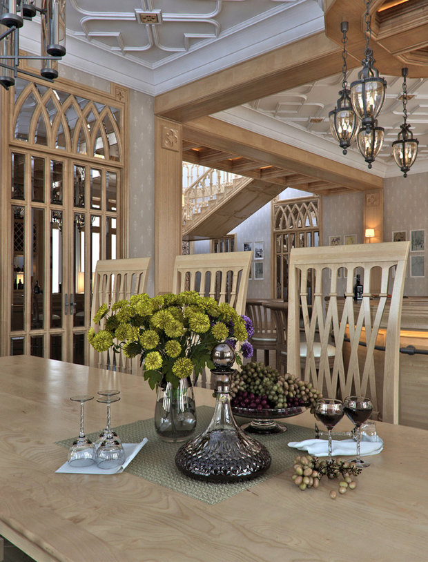 Фото из портфолио Английский дом (пригород Санкт-Петербурга) – фотографии дизайна интерьеров на INMYROOM