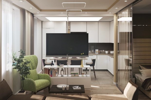 Фото из портфолио 88 м² г. Москва – фотографии дизайна интерьеров на INMYROOM