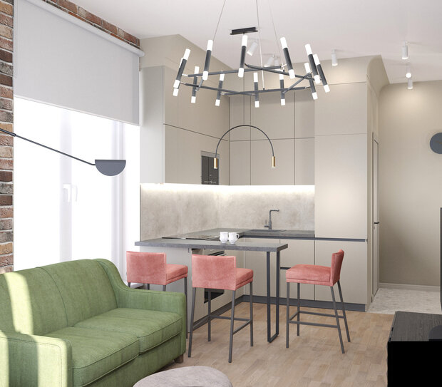 Фото из портфолио ВИД БОЛЬШОГО ГОРОДА – фотографии дизайна интерьеров на INMYROOM