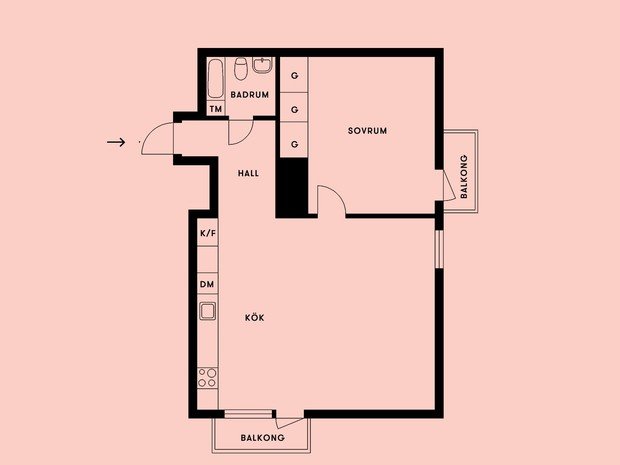 Фото из портфолио Responsgatan 5 – фотографии дизайна интерьеров на INMYROOM