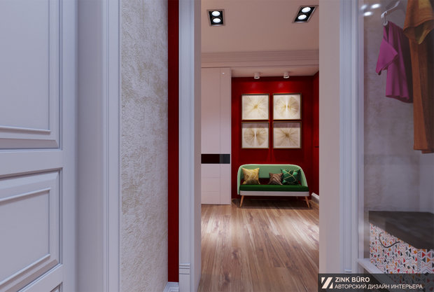 Фото из портфолио RED flat – фотографии дизайна интерьеров на INMYROOM