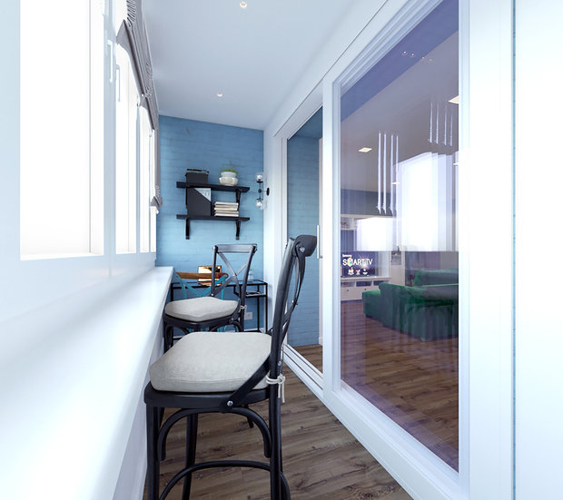 Фото из портфолио Четырехкомнатная квартира для молодой семьи  – фотографии дизайна интерьеров на INMYROOM