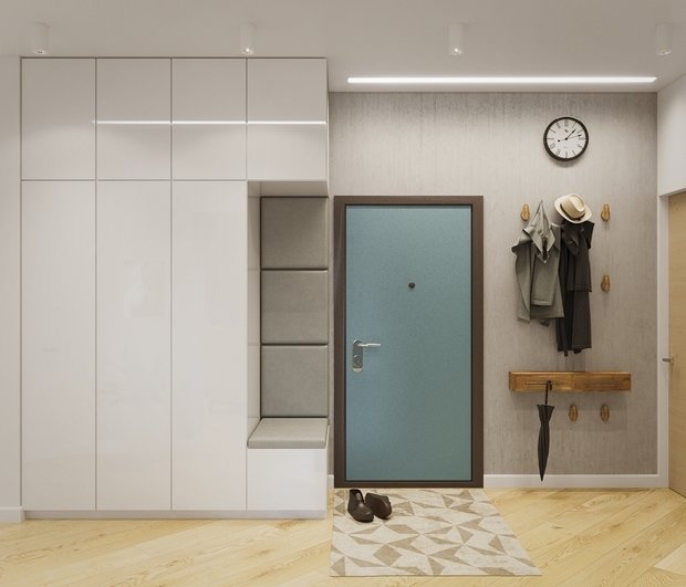 Фото из портфолио Проект трехкомнатной квартиры в Ельцове, Новосибирск – фотографии дизайна интерьеров на INMYROOM