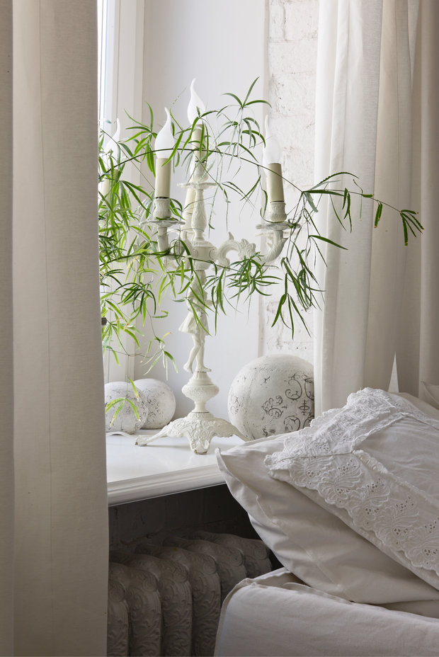 Фотография: Декор в стиле Прованс и Кантри, Современный, Эклектика, Квартира, Белый, Проект недели, Москва, Анастасия Комарова, Старый фонд, Кирпичный дом, 4 и больше, 60-90 метров – фото на INMYROOM