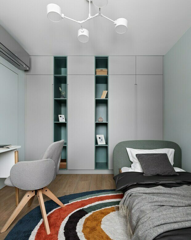 Фотография: Детская в стиле Современный, Минимализм, Дом, Проект дня, Дом и дача, Ленинградская область, 4 и больше, Более 90 метров, Анара Беркалиева – фото на INMYROOM