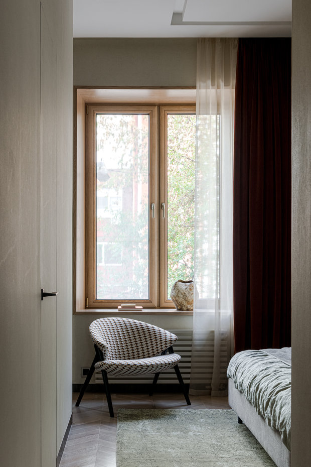 Фотография: Спальня в стиле Современный, Минимализм, Квартира, Проект недели, Москва, 4 и больше, Более 90 метров, DSGN HUB – фото на INMYROOM