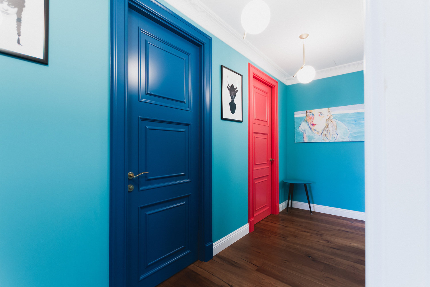 Фотография: Прихожая в стиле Эклектика, Скандинавский, Современный, Квартира, Проект недели, Москва, Николай Никитин, Сталинка, 3 комнаты, 60-90 метров – фото на INMYROOM