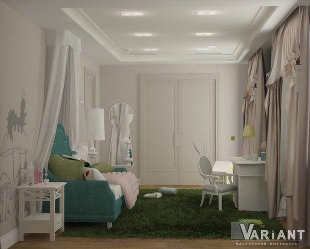 Фото из портфолио Дизайн интерьера детской комнаты для девочки (г.Пенза) – фотографии дизайна интерьеров на INMYROOM