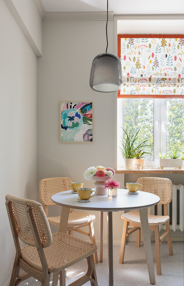 Фотография: Кухня и столовая в стиле Современный, Эко, Квартира, Проект недели, Москва, 2 комнаты, 60-90 метров, Анастасия Заркуа – фото на INMYROOM