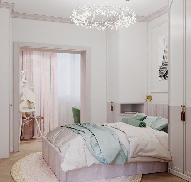 Фото из портфолио Квартира в классике 60 кв.м. – фотографии дизайна интерьеров на INMYROOM