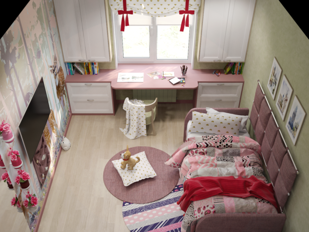 Фото из портфолио Детская в Барнауле – фотографии дизайна интерьеров на INMYROOM