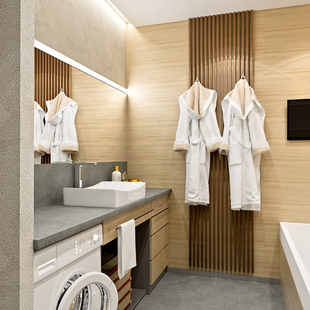 Фото из портфолио Квартира холостяка – фотографии дизайна интерьеров на INMYROOM