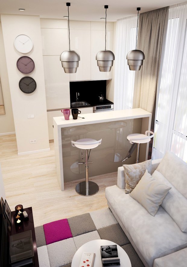 Фото из портфолио Апартаменты в Москве – фотографии дизайна интерьеров на INMYROOM