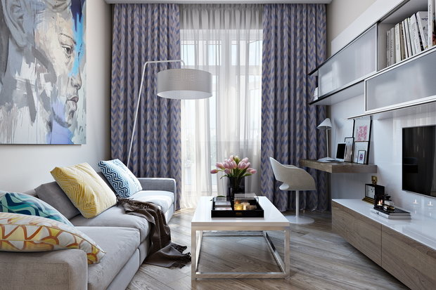 Фото из портфолио Акварель – фотографии дизайна интерьеров на INMYROOM