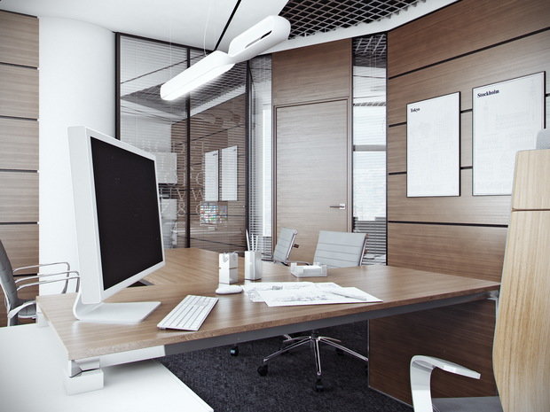 Фото из портфолио Современный Интерьер офиса в деловом доме "Демидов" – фотографии дизайна интерьеров на INMYROOM