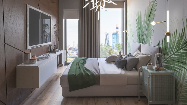 Фото из портфолио Москва. Ленинский проспект. – фотографии дизайна интерьеров на INMYROOM