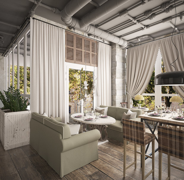 Фото из портфолио Ресторан актуального дизайна – фотографии дизайна интерьеров на INMYROOM