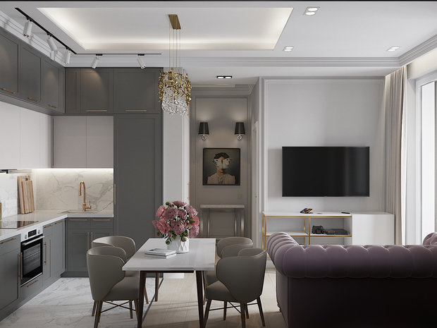 Фото из портфолио Квартира 45 м2. Простые истины – фотографии дизайна интерьеров на INMYROOM