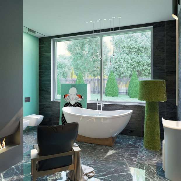 Фото из портфолио Дом 450м2  – фотографии дизайна интерьеров на INMYROOM