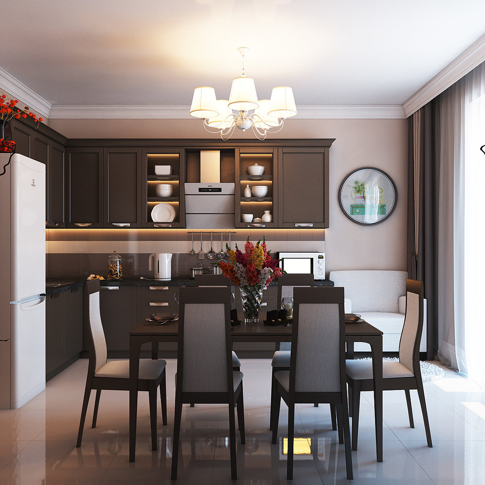 Фото из портфолио Квартира в традиционном стиле – фотографии дизайна интерьеров на INMYROOM Фото из портфолио Квартира в традиционном стиле – фотографии дизайна интерьеров на INMYROOM