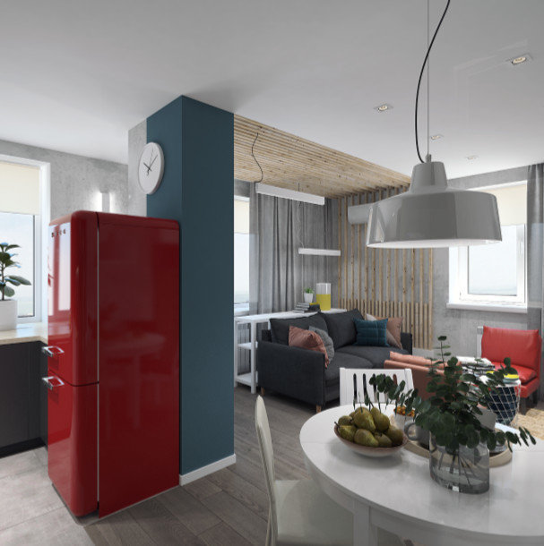 Фото из портфолио Уют, созданный из "неуютных" материалов – фотографии дизайна интерьеров на INMYROOM