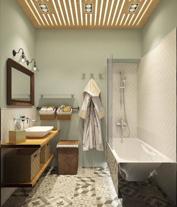 Фото из портфолио CinemaLoft. Лофт в центре Петербурга для молодой семьи – фотографии дизайна интерьеров на INMYROOM