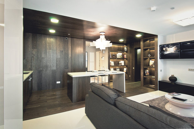 Фотография: Гостиная в стиле Лофт, Современный, Квартира, Дома и квартиры, IKEA, Проект недели – фото на INMYROOM