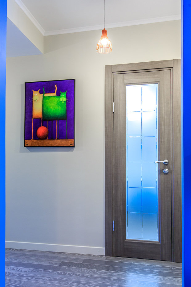 Фото из портфолио Оранжевое с синим – фотографии дизайна интерьеров на INMYROOM