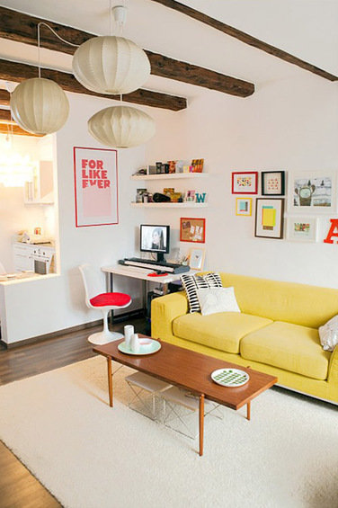 Фотография: Гостиная в стиле Скандинавский, Декор интерьера, Мебель и свет, Кресло – фото на INMYROOM