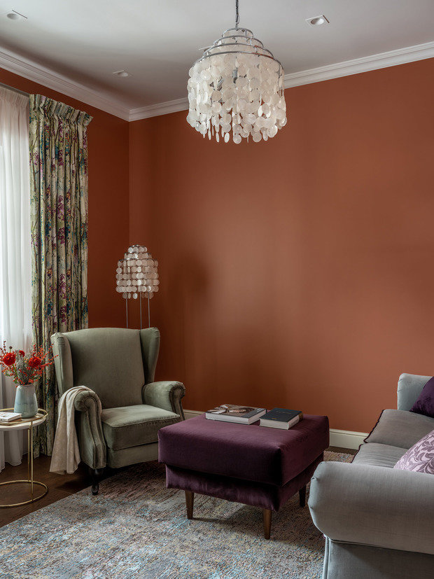 Фотография: Кабинет в стиле Прованс и Кантри, Классический, Эклектика, Дом, Проект недели, Дом и дача, Московская область, Татьяна Безверхая, 4 и больше, Более 90 метров, TB Design – фото на INMYROOM