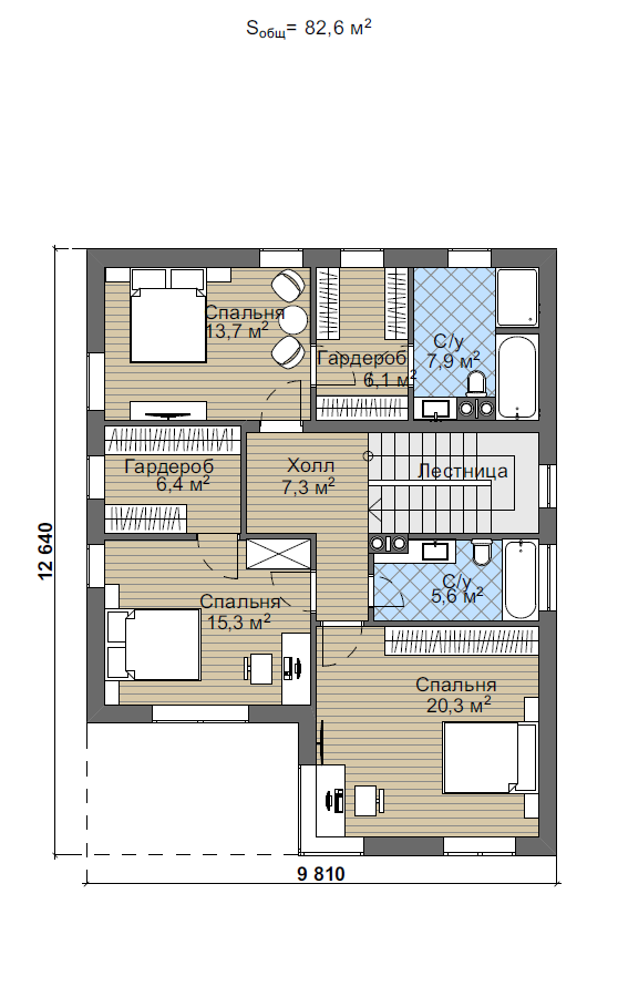 Фото из портфолио Барроу_218 м2 – фотографии дизайна интерьеров на INMYROOM